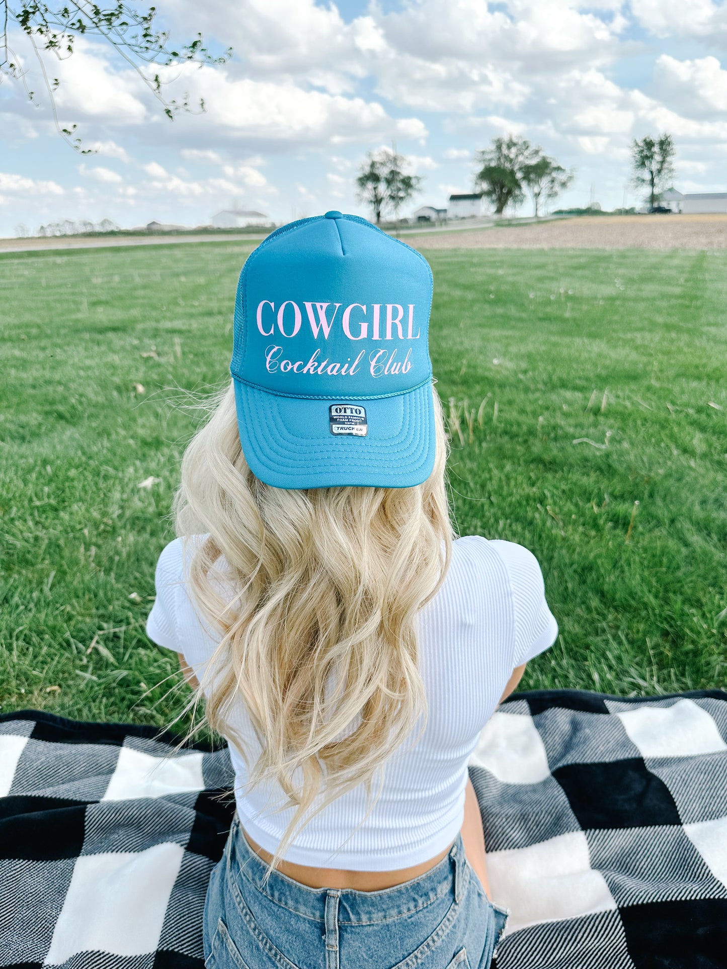 COWGIRL COCKTAIL CLUB TRUCKER HAT