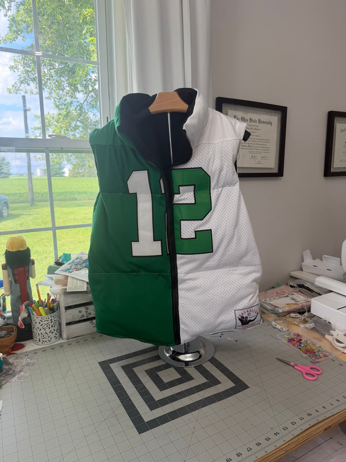 Custom Jersey Puffer Vest