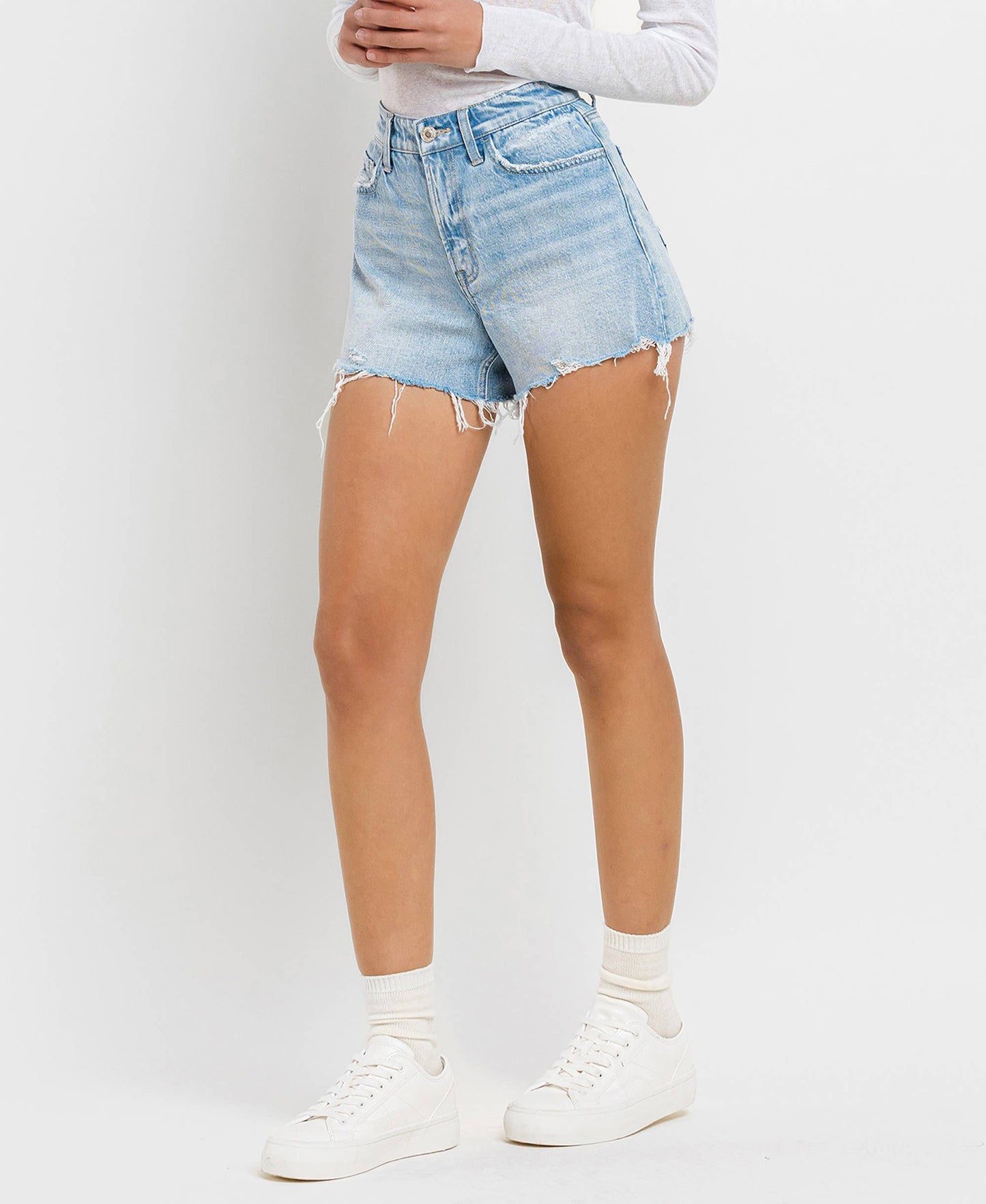 Tommy High Rise Denim Shorts