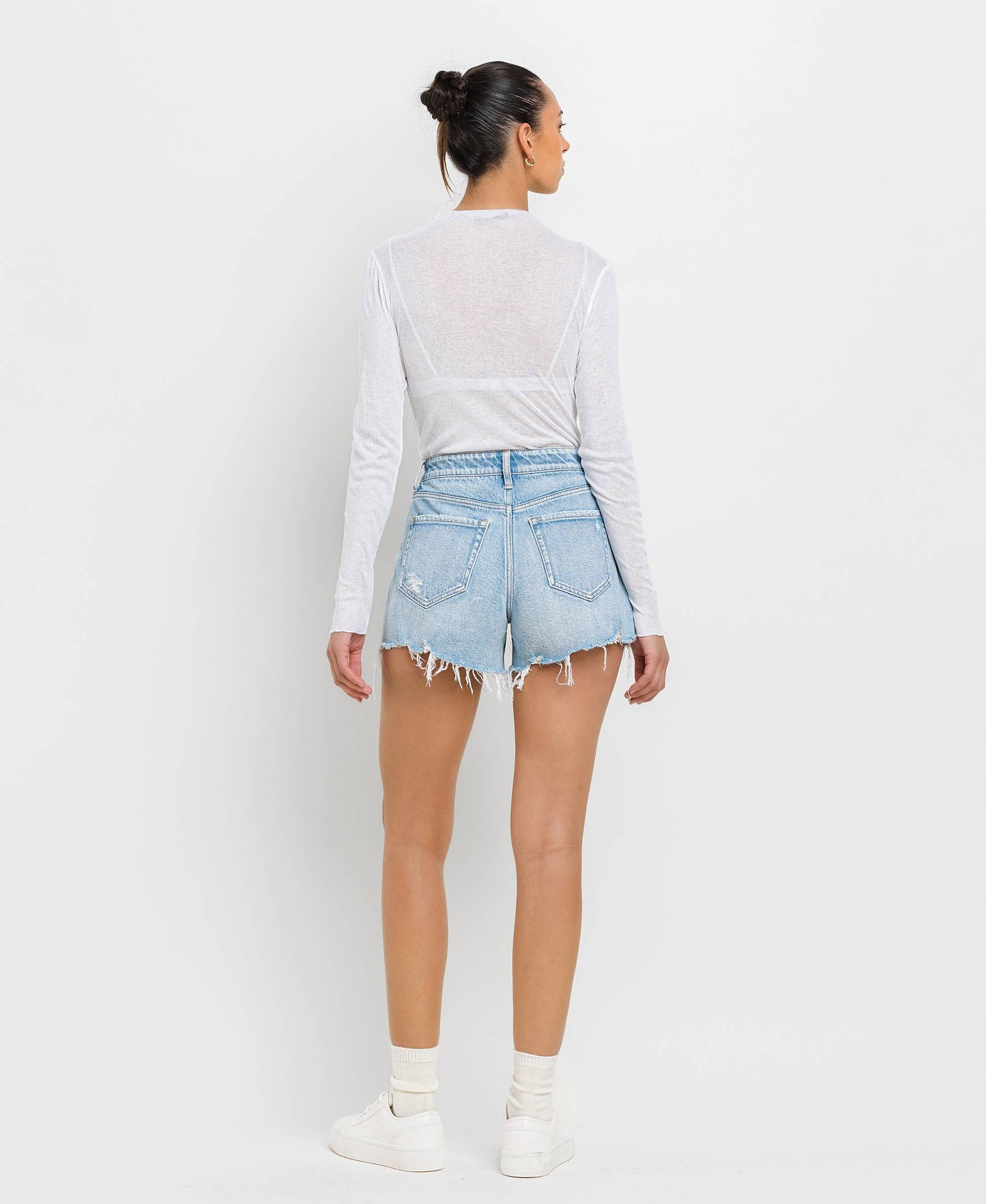 Tommy High Rise Denim Shorts