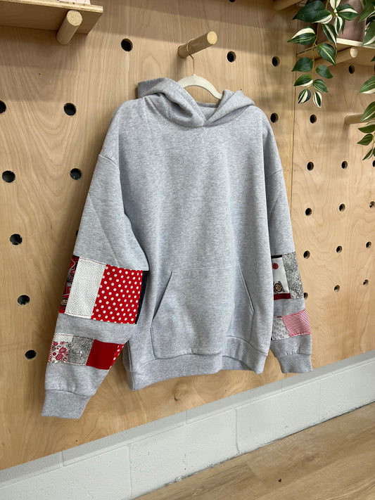 OSU Patchwork Sleeve Hoodie