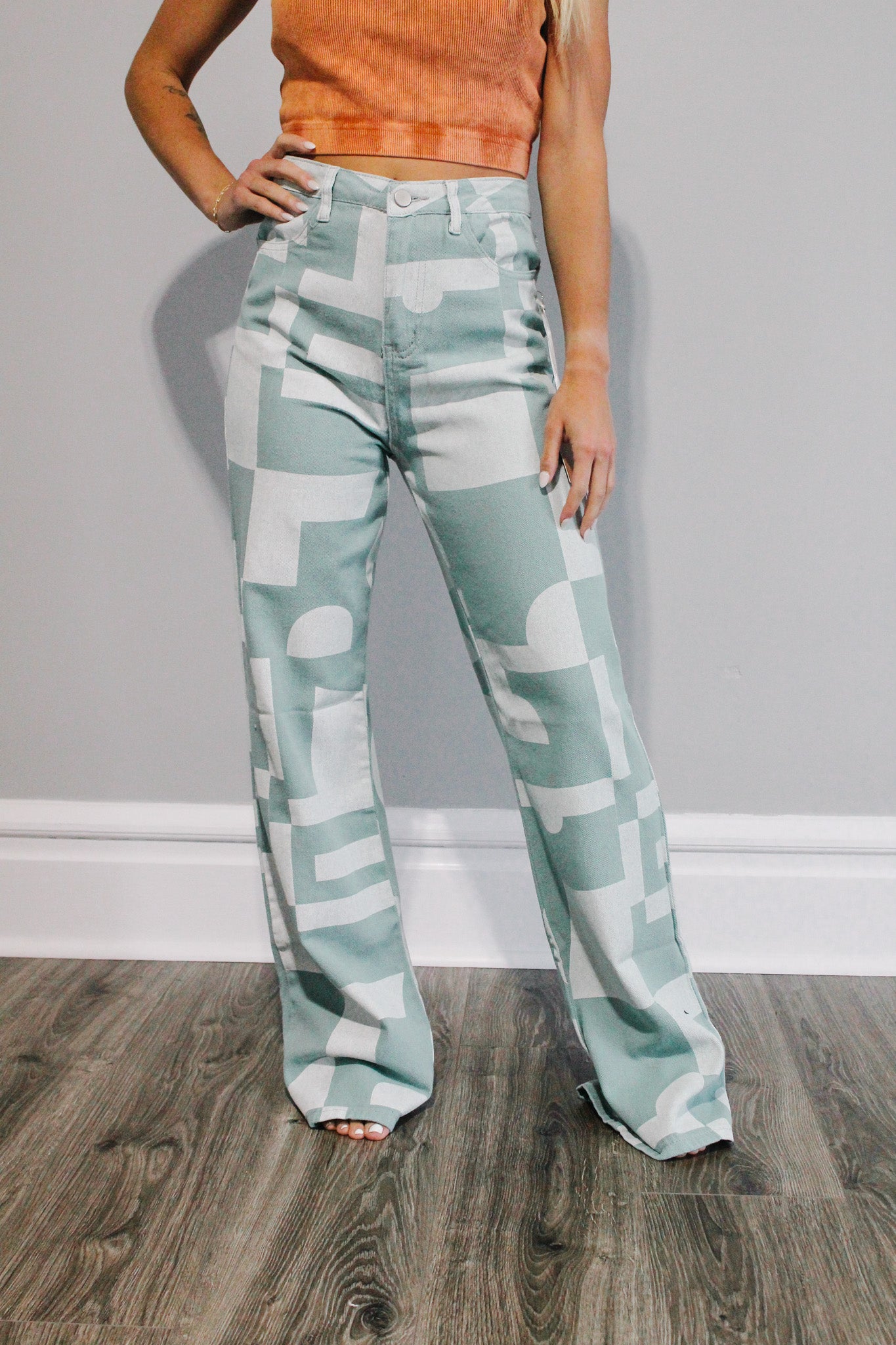 Gia Geometric Pants