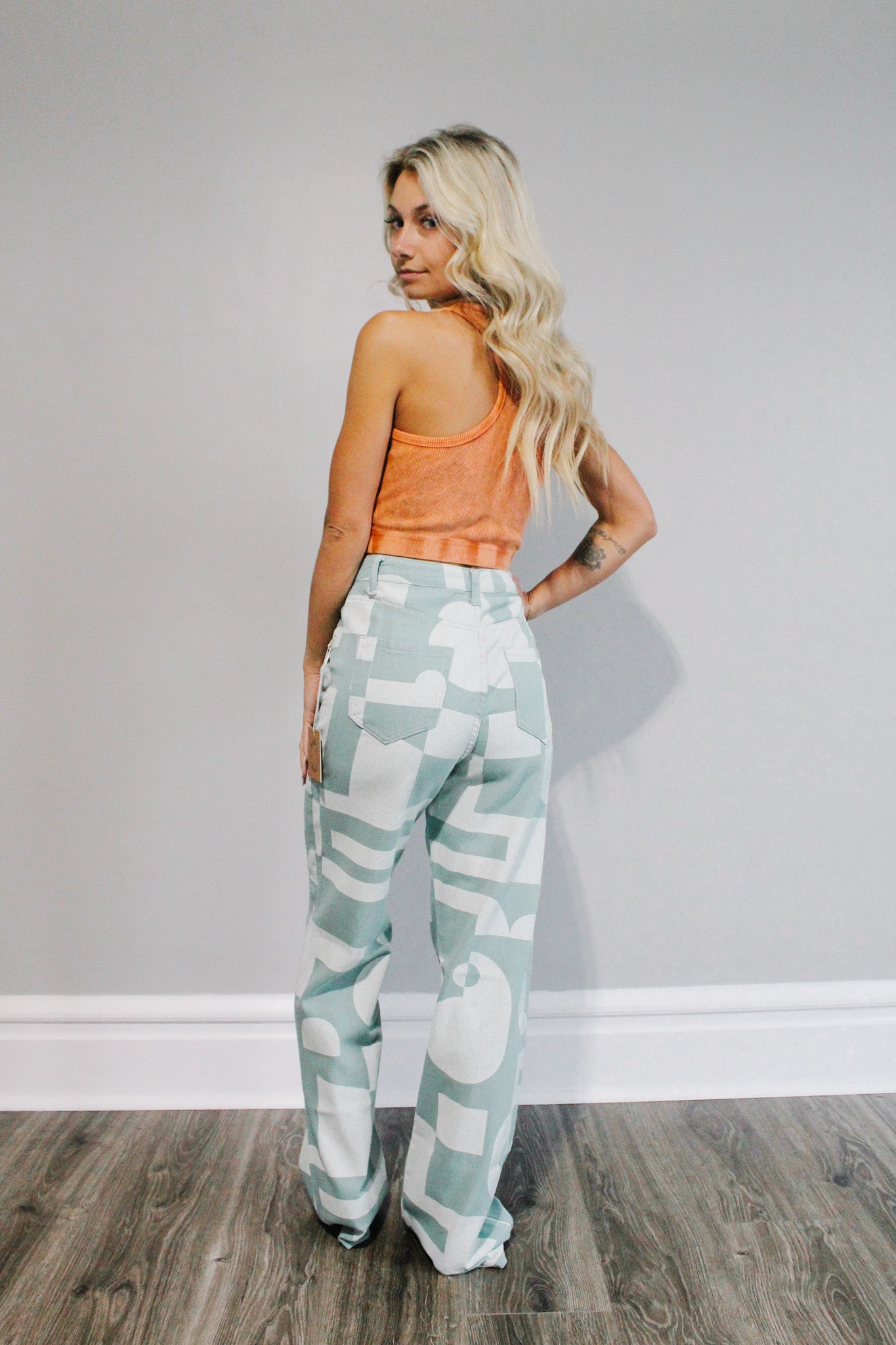 Gia Geometric Pants