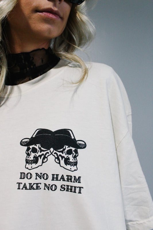 Do No Harm Cowboy Skelly Tee