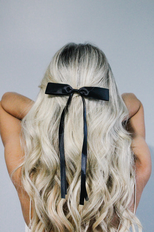 Simply Sweet Hair Bow Clip- Black