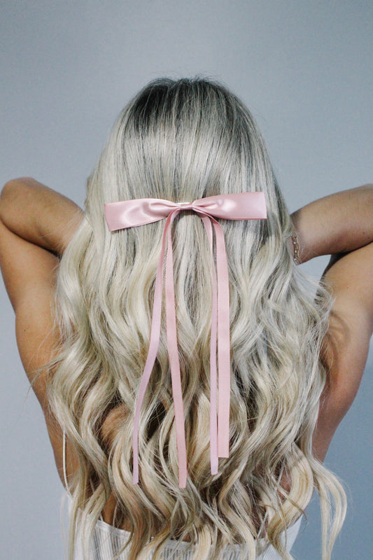 Simply Sweet Hair Bow Clip- Pink