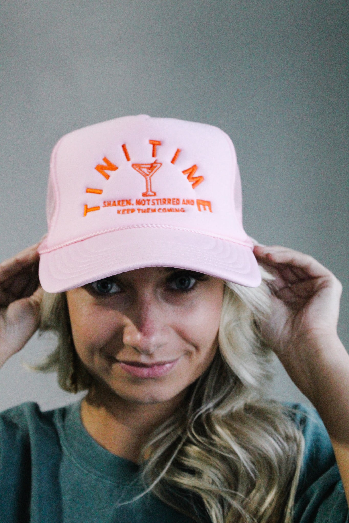 Tini Time PINK Trucker Hat