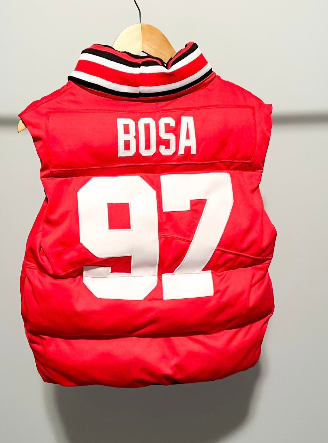 Custom Jersey Puffer Vest