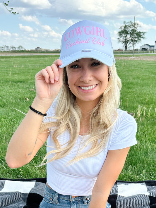 COWGIRL COCKTAIL CLUB TRUCKER HAT