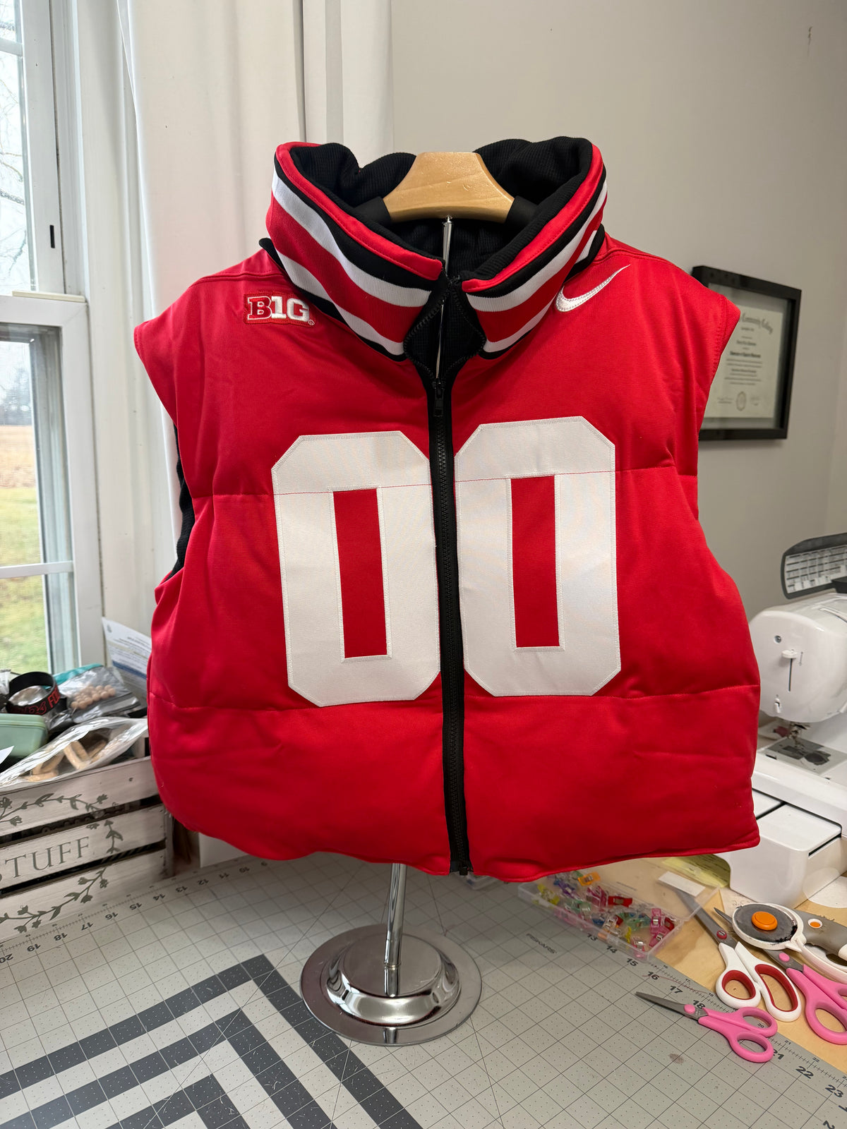 Custom Jersey Puffer Vest