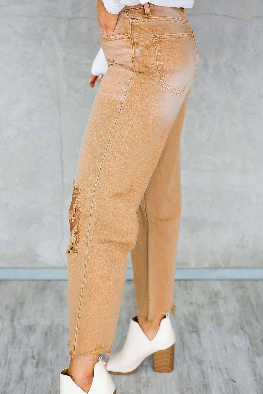 Ryder Wide Leg Pants- Tan