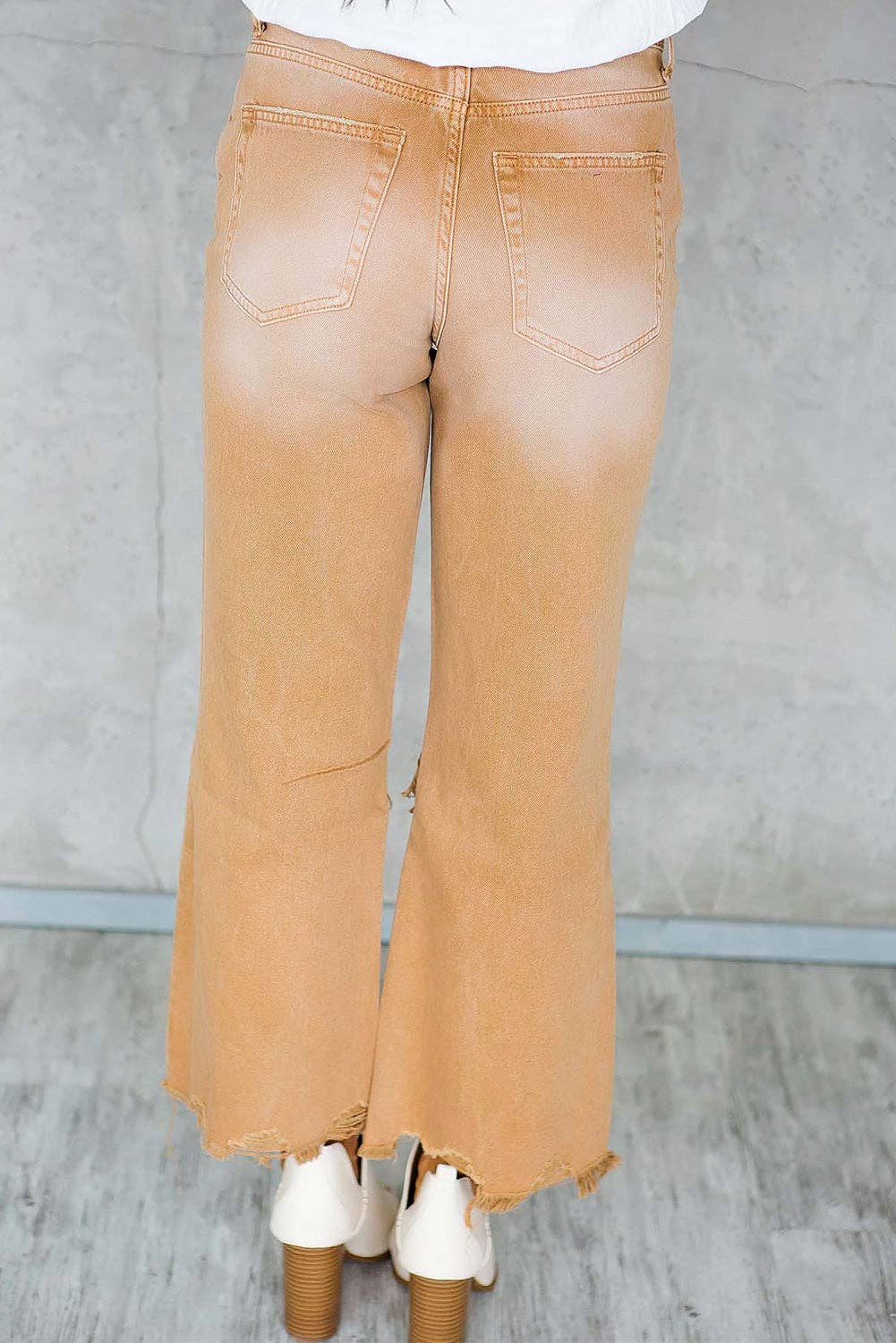 Ryder Wide Leg Pants- Tan