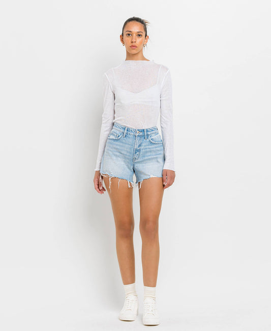 Tommy High Rise Denim Shorts